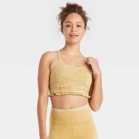 JoyLab Pants & Jumpsuits Joy Lab Ruffle Hem Legging Sport Bra